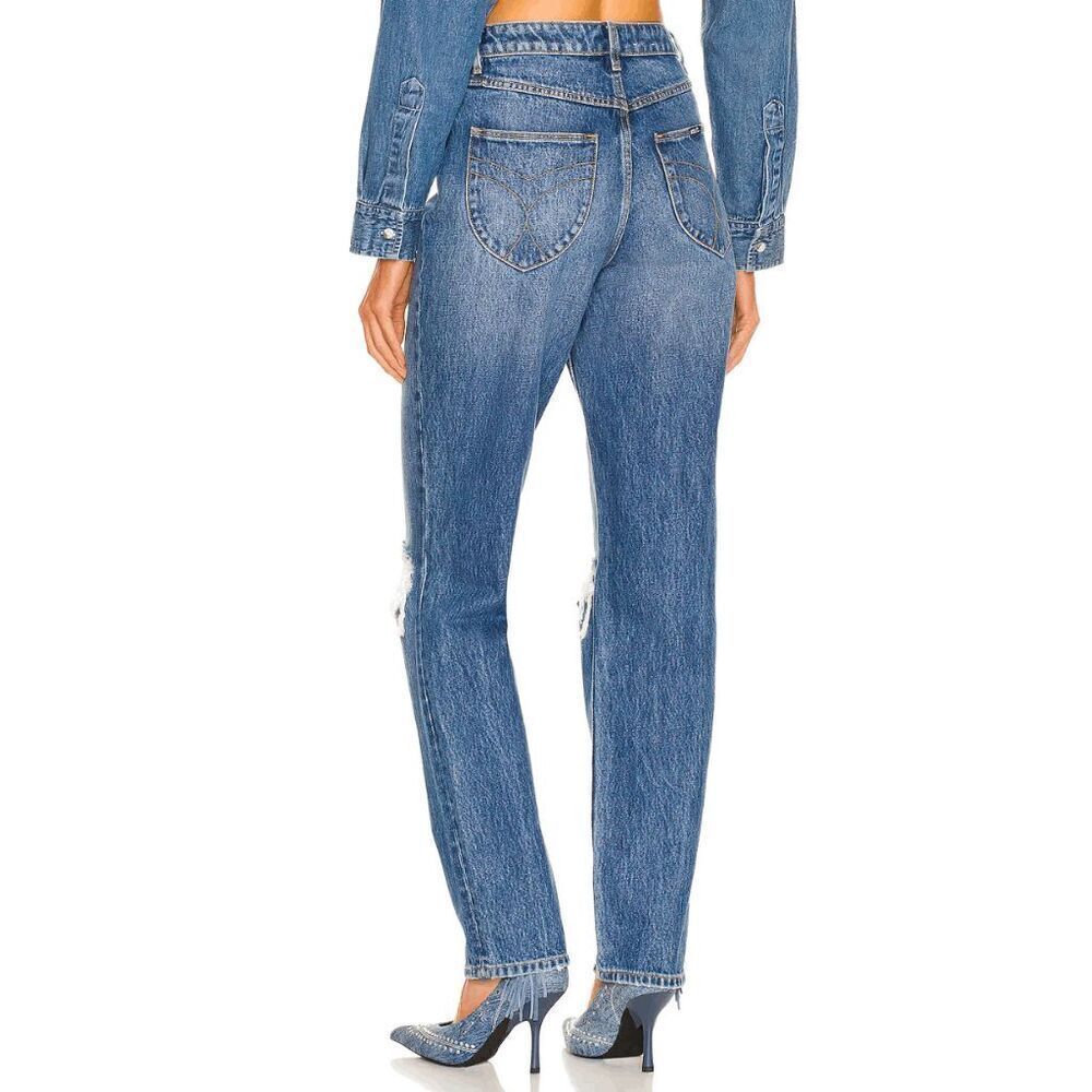 Rolla's Classic Straight Jean Organic Worn in Celine Women's 9​​​​​​ - Picture 2 of 11